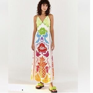 💰SOLD💰DO NOT BUY 
FARM RIO Tropical Graphic Maxi Dress
